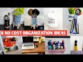 8 No Cost Home &amp; Kitchen Organization Ideas | 8 Tips &amp; Organization ideas |  Hacks for home