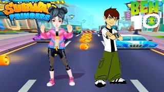 Subway Princess Runner V/S BEN 10 : Up to Speed !!!! - Endless Run | Android/iOS Gameplay HD screenshot 5