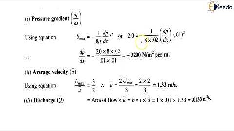 Couette Flow Problem 1 - Fluid Dynamics - Fluid Mechanics 1