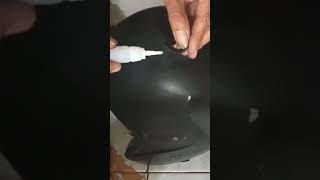 atasi kaca helm longgar cuma pakai karet ban dlm aja pasti awet#shorts