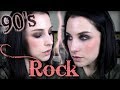 90's ROCK Makeup Tutorial  - A Tribute to Dolores O'Riordan