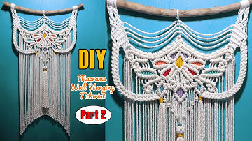 DIY Large Driftwood Macrame Wall Hanging | Design & Tutorial by LIT decor (Part 2) #StayHome #WithMe