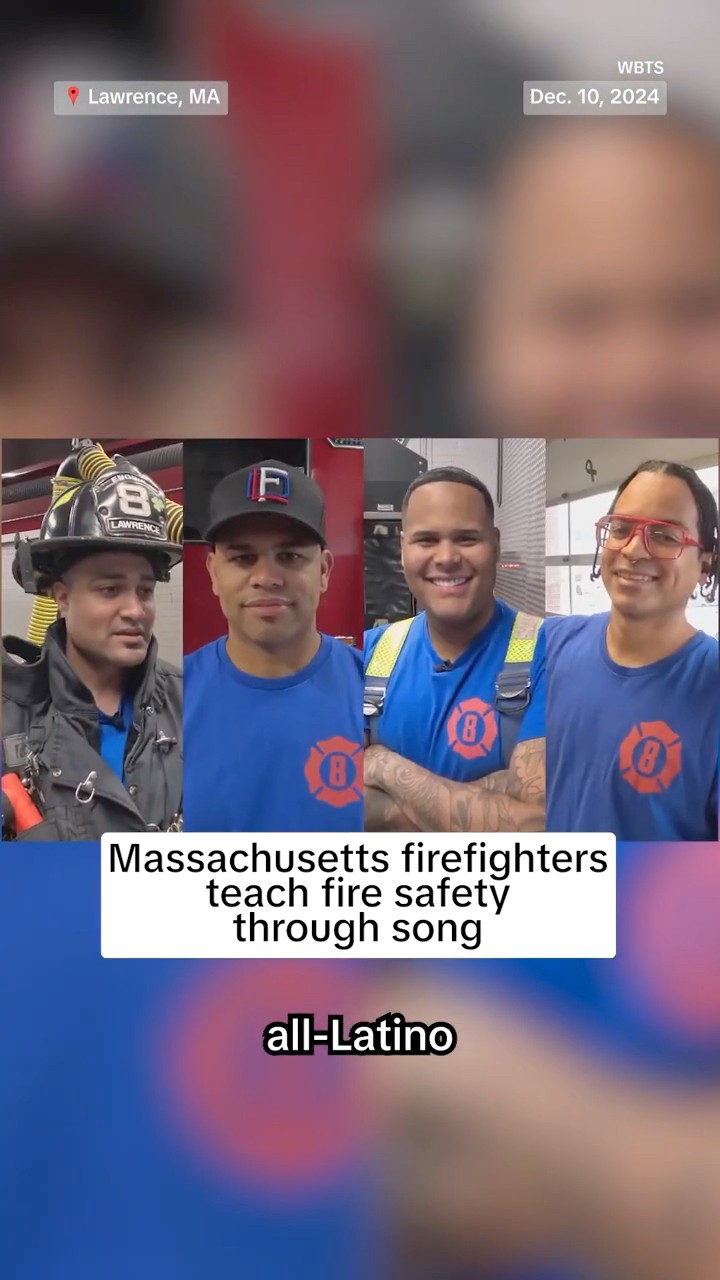 Massachusetts firefighters teach fire safety through song