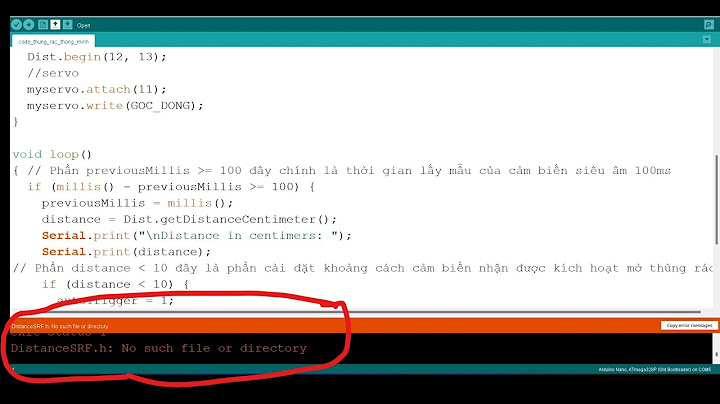 Lỗi no such file or directory arduino ide năm 2024