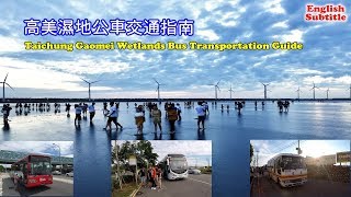 [台中景點高美濕地公車指南] 教你如何在台中高鐵站、台中火車站和清水火車站搭公車，讓你安排行程不煩惱