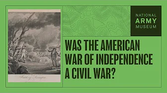 Was the American War of Independence a civil war?
