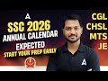 SSC Annual Calendar 2026 Tamil | Expected Date | SSC CGL/CHSL/MTS/JE Notification 2026 | Prepare Now