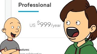 Clic Caillou Asks His Dad For A Vyond Subscription