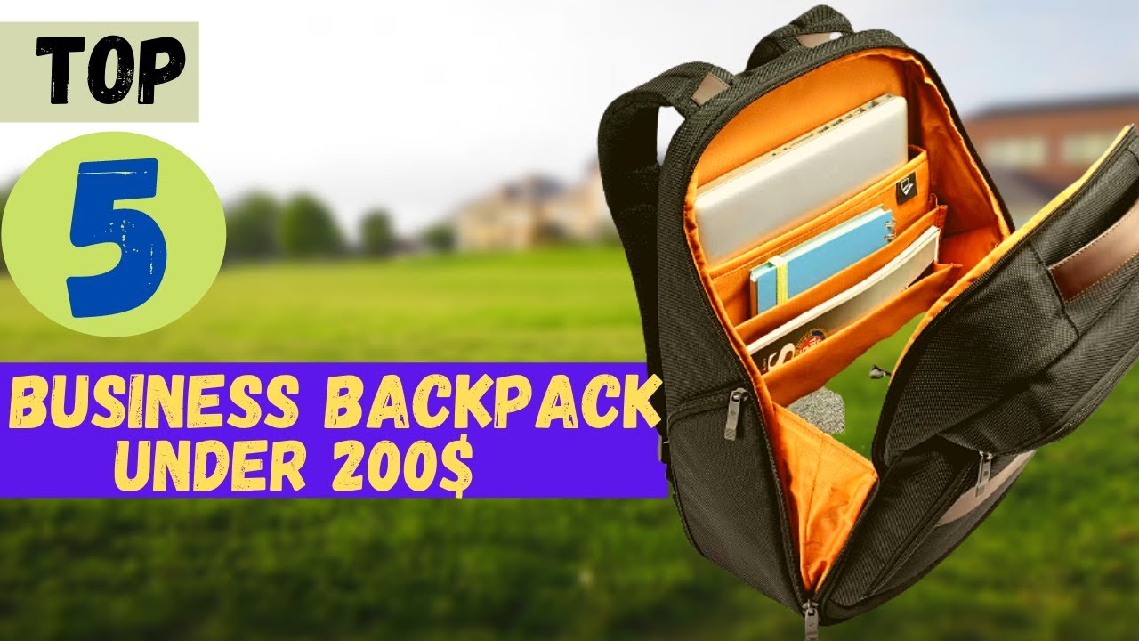 Top 5 Best Business Backpack Under 200 2022 🔥 YouTube