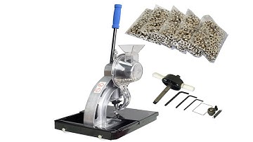 Instruction operation video of semi automatic eyelet punching machine