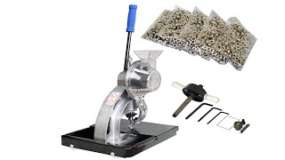 Instruction operation video of semi automatic eyelet punching machine