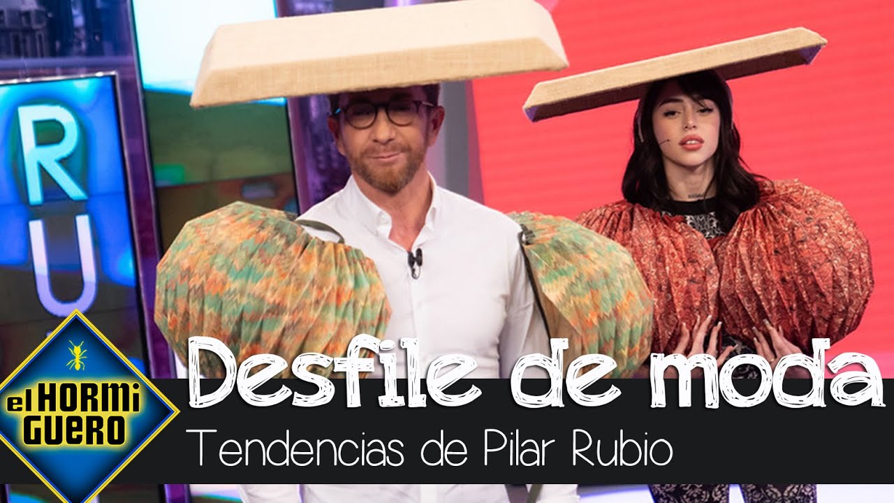 Nicki Nicole y Pablo Motos desfilan con la última moda de Pilar Rubio - El Hormiguero