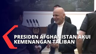 Akui Kemenangan Taliban, Presiden Afghanistan Ashraf Ghani Sudah Pergi Tinggalkan Afghanistan
