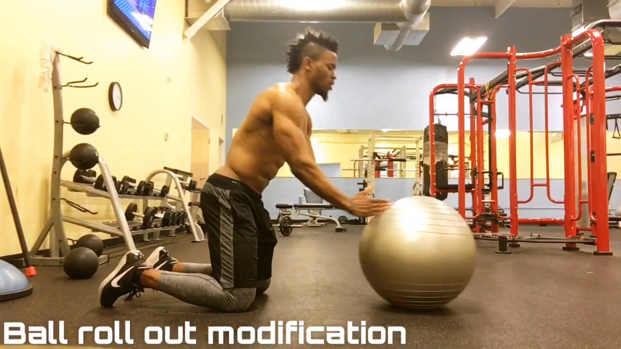 Swiss ball workout for great abs. - YouTube