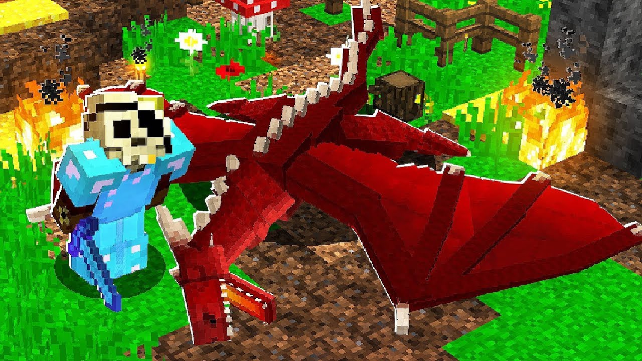 ZABIJAMY OGNISTE SMOKI - Minecraft: Przygody z Flotharem #8 - YouTube