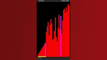 Quick Sort - Visualize and Hear #shorts #algorithms