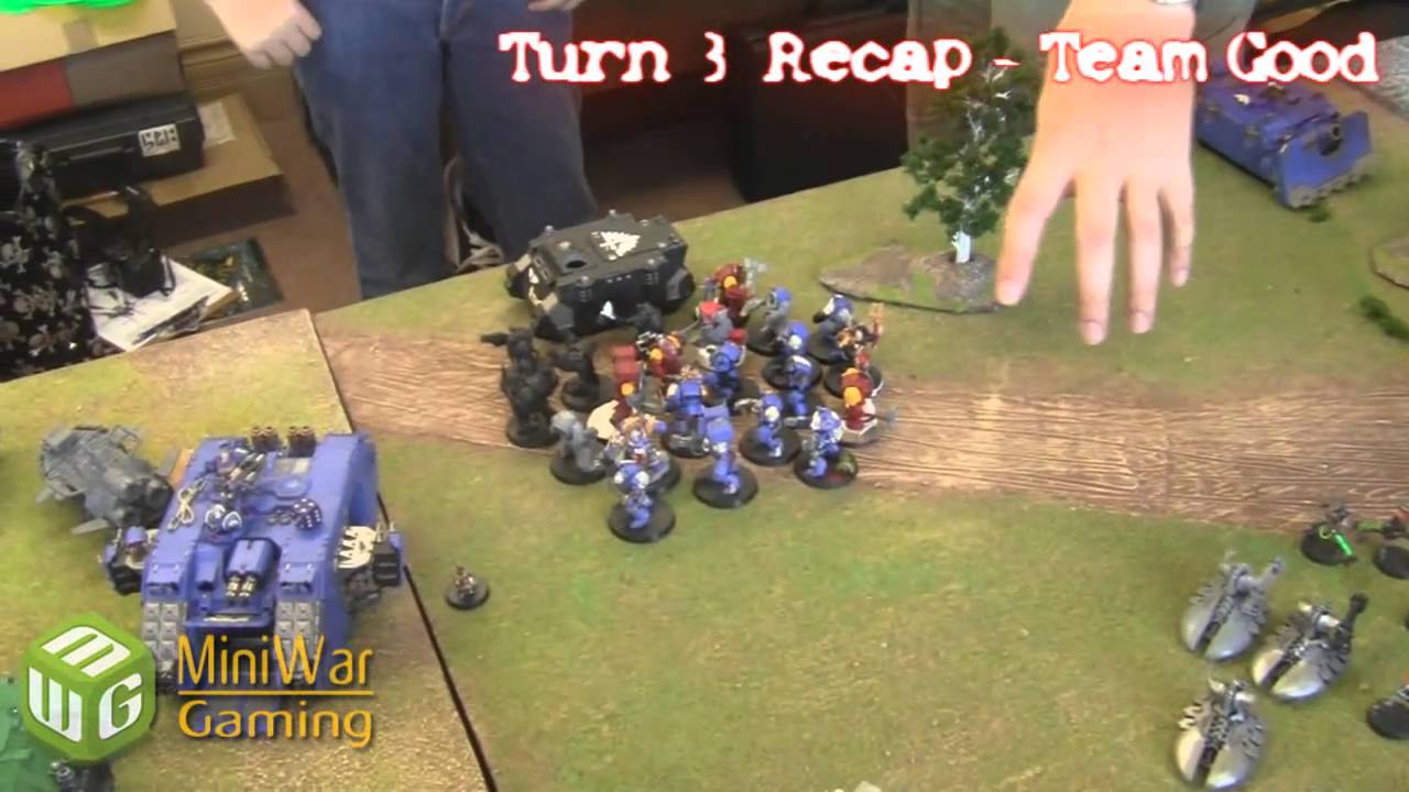 80,000 Point Apocalypse Battle Report - Turn 3 Team Good