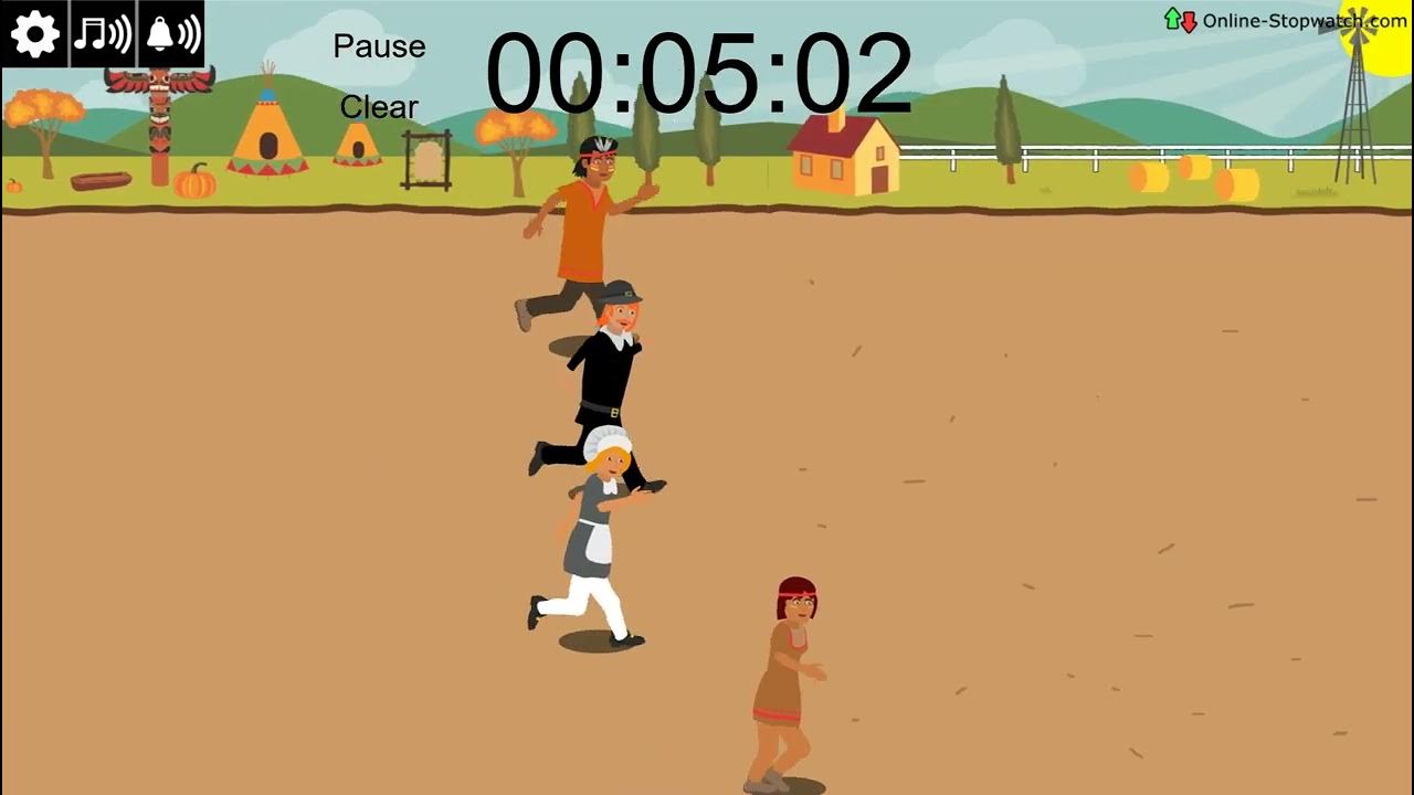 10 Minute Thanksgiving Race Timer YouTube