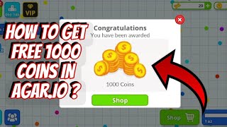 HOW TO GET FREE 1000 COINS  IN AGARIO ? ( AGARIO  MOBILE ) screenshot 5
