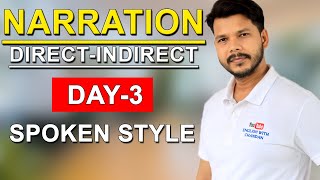 NARRATION DAY -3 || #directindirect || Direct and Indirect