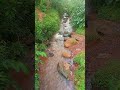 water gently flowing downstream