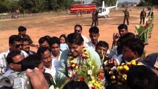 Jsglive.in - Mp Baijayant Panda Given Rousing Welcome At L.n. College