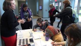 Westminster Choir College students give thank yous on #GivingTuesday