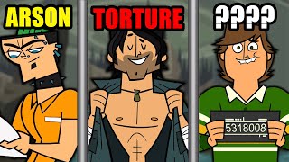 Total Drama Characters with CRIMINAL Records