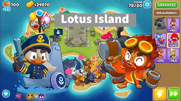 Bloons TD 6 - Lotus Island Magic Monkeys Only Walkthrough