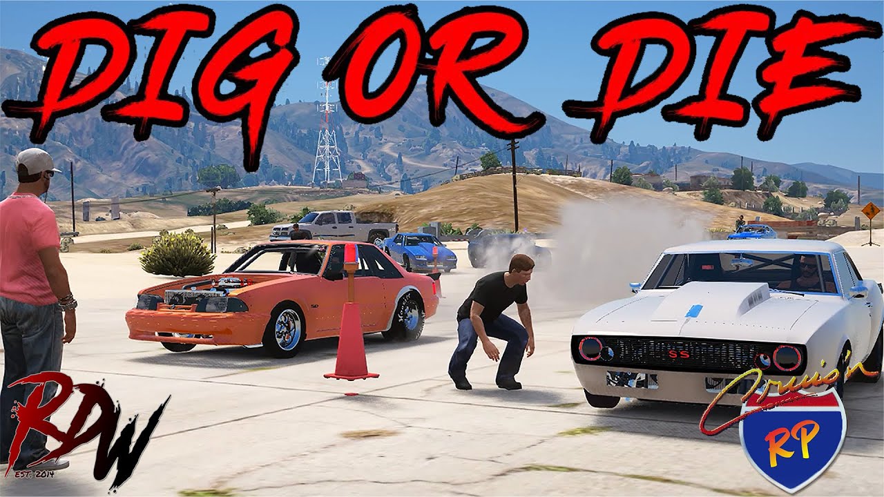 Sketchy No Prep Small Tire Drag Racing From DIG OR DIE | GTAV Online RP ...