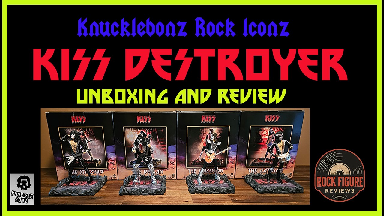 KISS Destroyer - Knucklebonz Rock Iconz - Unboxing and review