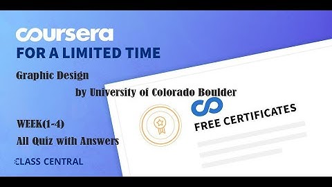 Graphic Design, week(1-4) All Quiz with Answers.