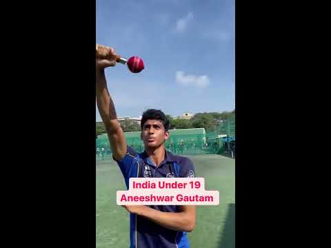 India u19 player Aneeshwar Gautam practice with revoluntion ball at kioc #shorts #cricket #indiau19