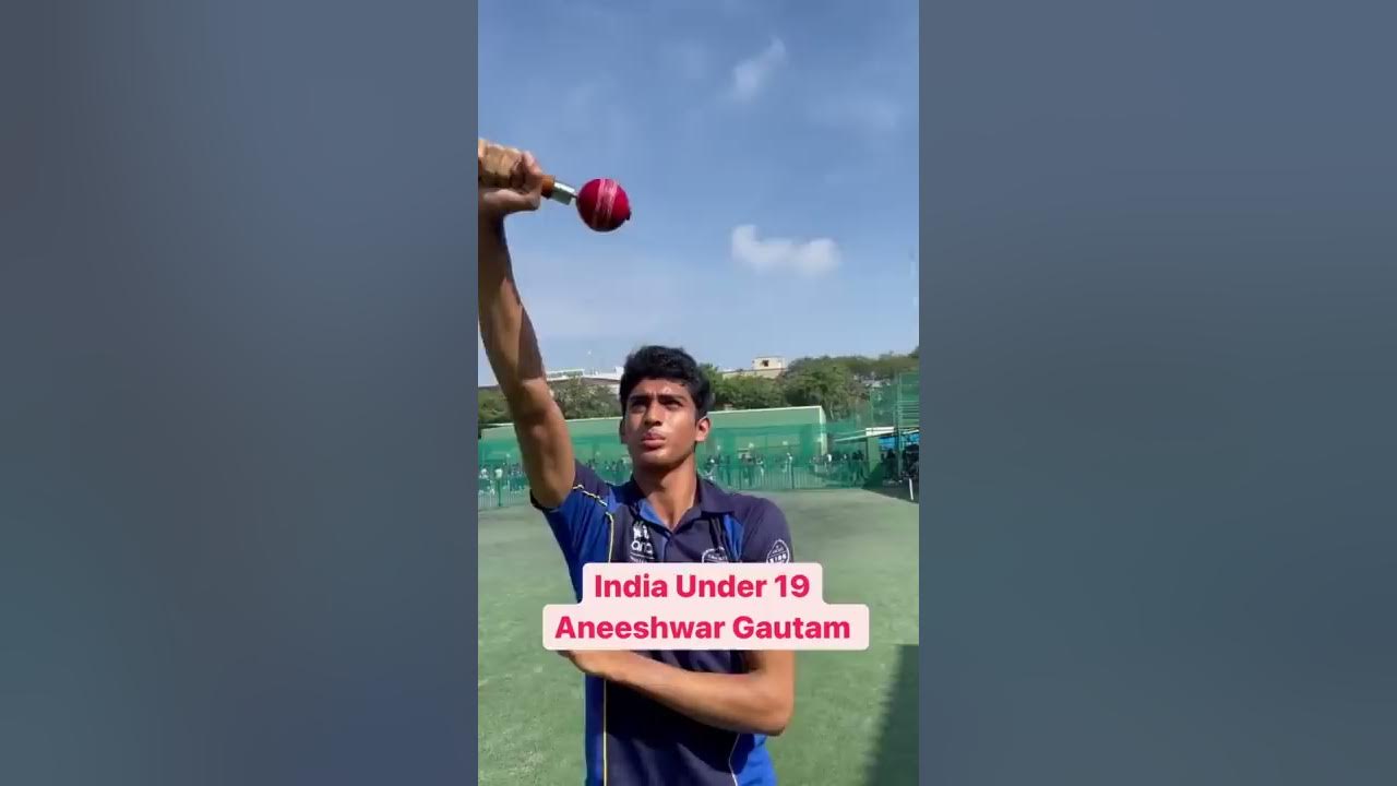 India u19 player Aneeshwar Gautam practice with revoluntion ball at kioc #shorts #cricket #indiau19
