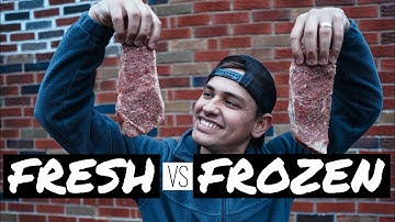 Fresh vs. Frozen Strip Steak