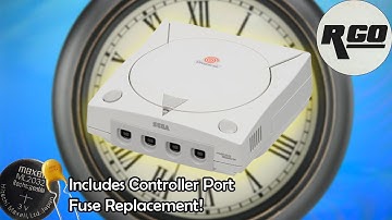 Dreamcast Clock Battery & Controller Port Fuse Replacement