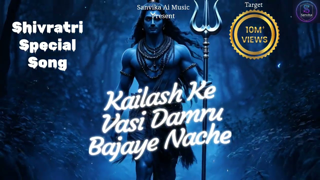 Shivratri Special- Kailash Ke Vasi Damru Bajaye Nache | Original Shiv Bhakti Song | Sanvika Ai Music