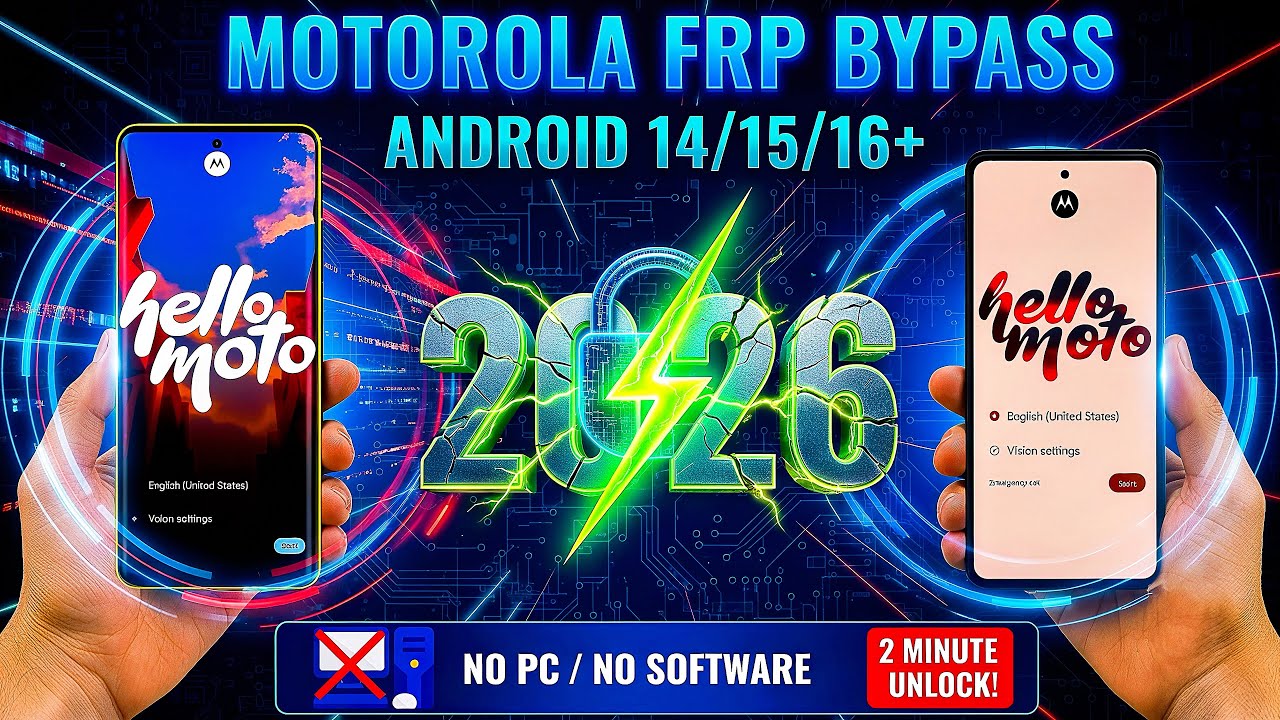 Motorola FRP Bypass 2026 🔑 | All Moto Google Account Remove (No PC) | New Security Update