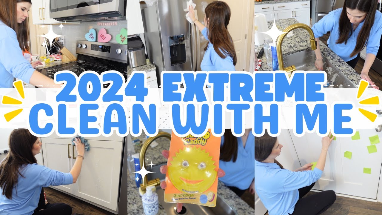 2024 EXTREME CLEAN WITH ME | CLEANING MOTIVATION | REAL LIFE CLEAN WITH ...