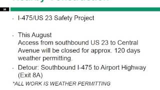 Central Avenue Interchange Project Update