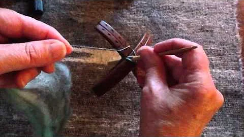 Chain-ply as you spin on a Turkish Spindle