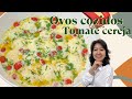 OVOS COZIDOS COM TOMATE CEREJA | Vem aprender a fazer um novo preparo delicioso com ovo cozido