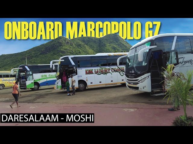 DAR ES SALAAM TO MOSHI ONBOARD TAHMEED SCANIA MARCOPOLO G7//EPISODE 8 class=