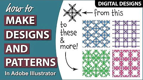 How to Make Designs and Patterns in Adobe Illustra...