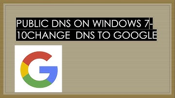 How to Change DNS TO GOOGLE DNS ON/IN WINDOWS 10 | HOW TO SET UP 8.8.8.8 DNS SERVER FOR WINDOWS 10