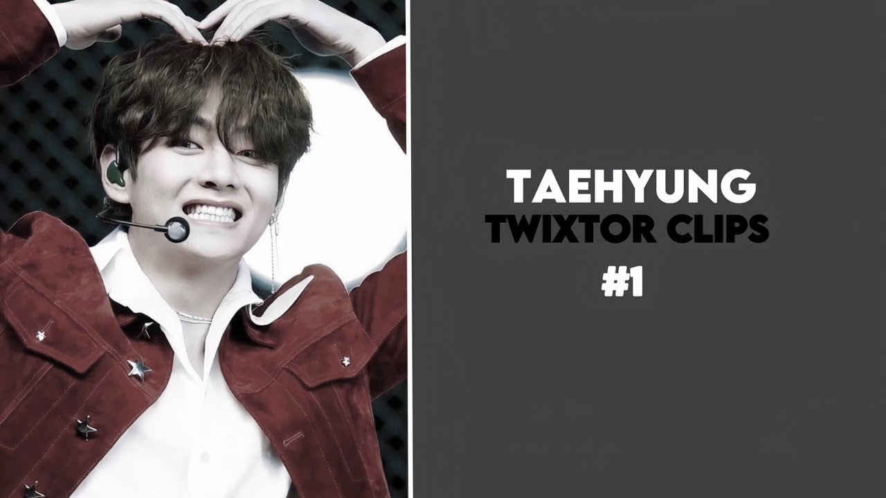 Cute Taehyung Twixtor clips
