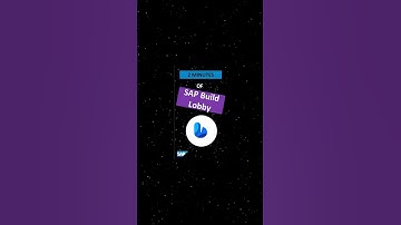 Extend S/4HANA: SAP Build Lobby #coding #saps4hana #sapbuild #joule