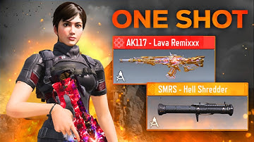 *30 KILLS WITH MOST STABLE MAXED OUT AK117 LAVA LOADOUT AND ONE SHOT SMRS IN INTENSE SOLO vs SQUADS*