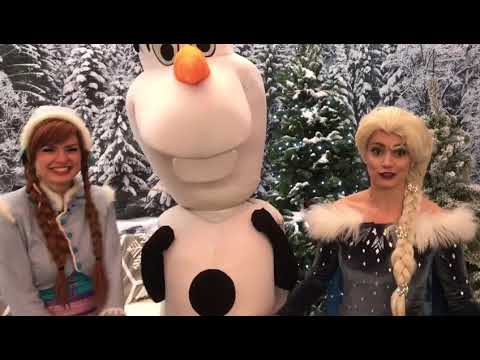 Video: Spelplan om Elsa en Anna by Disney World te ontmoet
