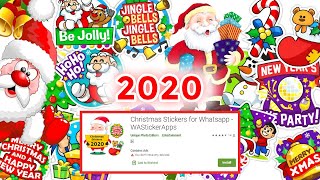 How to send merry Christmas stickers on whatsapp || download Christmas whatsapp stickers #christmas screenshot 2